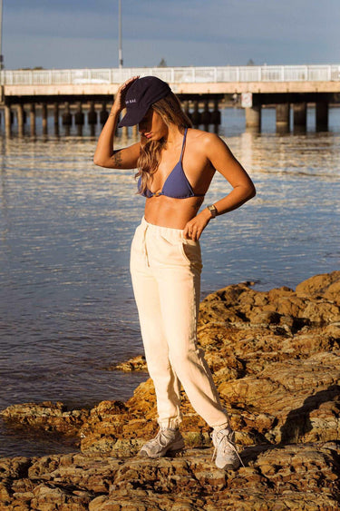 Tegan Rae Track Pant Butter Creme - STUDIO JO STORE